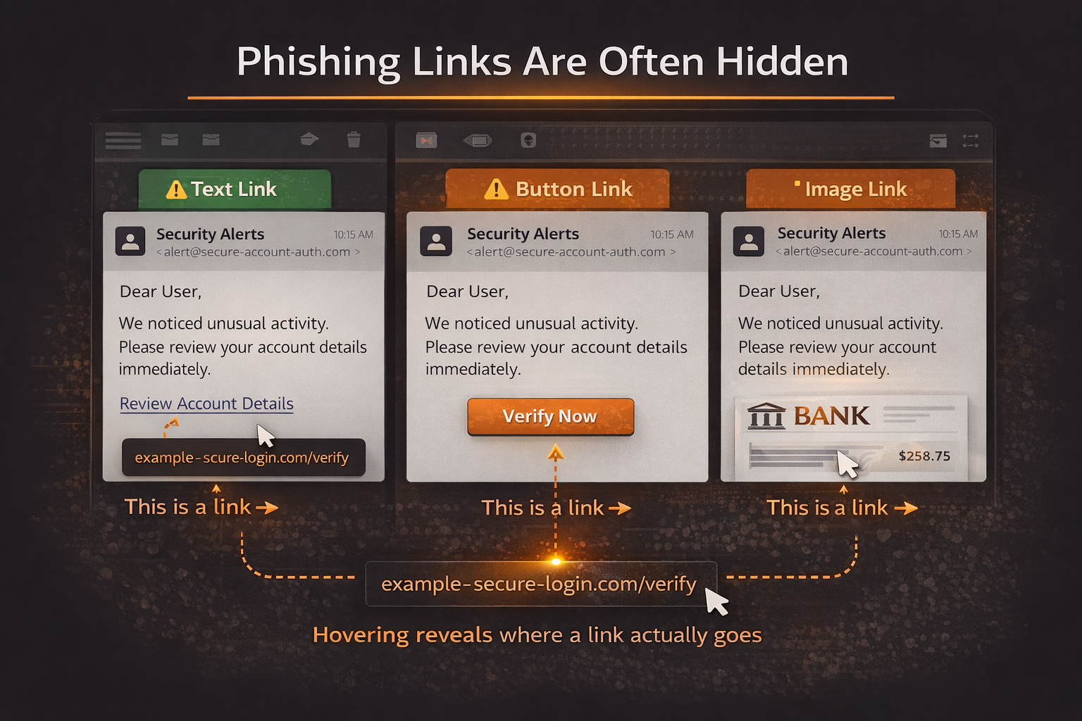 Phishing Link Types